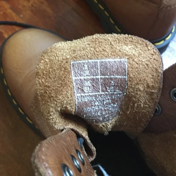 Dr. Martens Brown Lace Up Boots - Picture 6 of 8